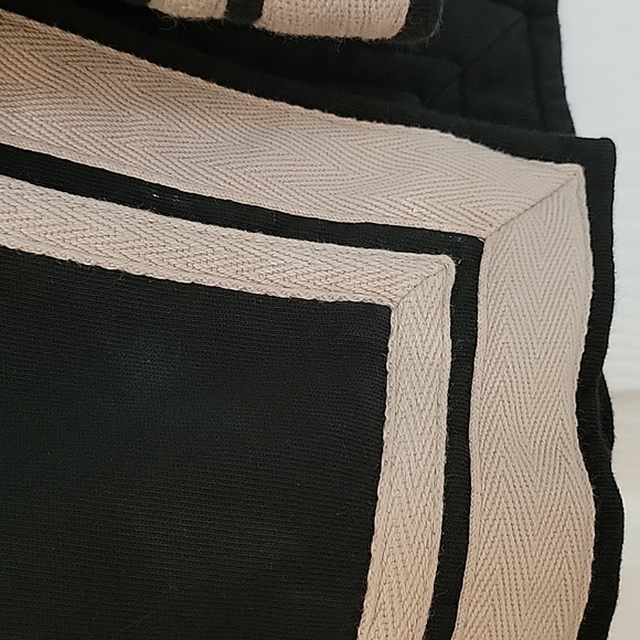 Tory Burch black and tan tunic, size small - Picture 2 of 3